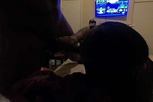 bbw cougar slut auditions for splackcity's monster black cock cum in mouth tryout