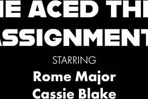 Drilling tight cunt Cassie Blake milks BBC Rome Majors!