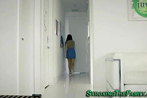 stepsister teen gets her pretty face drenched in hot facial cumshot 😏💦 18+ taboo fun!