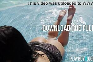 kaitlynn anderson's curvy big ass milf body teases in playboy lingerie