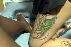 Watch me creampie my busty blacked stepmom's wet pussy pov