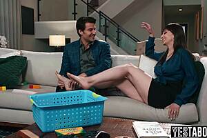 Horny Husband Pounds Tiny Teen Babysitter While Milf Wife Watches