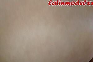 Like this big ass latina milf teasing your cock in her schoolgirl uniform?