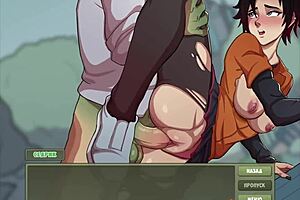 witch hunter captures bound slut for outdoor doggystyle ass pounding cumshot