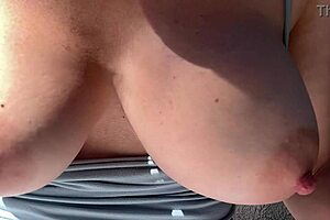 BIG TITS MILF ARTEMISIA LOVE Bounces Boobs in Hot Outdoor Solo!