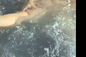 horny mature bbw granny wife takes hot bath then squirts pussy wildly