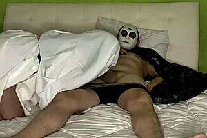 stepmom and stepson play forbidden banana games with big tits