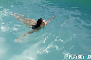 kaitlynn anderson's curvy big ass milf body teases in playboy lingerie