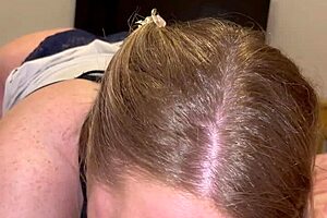 stepmom luvs playin with stepson dick... sucks it deep in throat sooo good!!