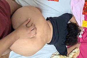 Thick blonde teacher stepmom rides stepson doggystyle