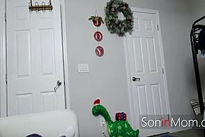 stepmom's christmas bondage gift tempts taboo unwrapping