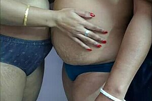 bengali bhabhi's first threesome with stepson and xxxx wild!