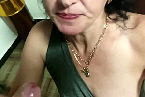 Married Unfaithful Milf Wife Begs Cum Mouth Facial