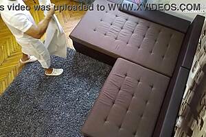 kyra hot's busty blonde massage turns into hardcore behind scenes fuck