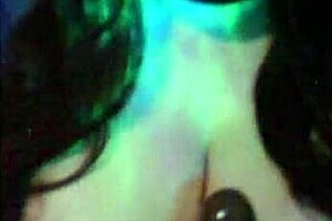 She tries handling that large toy carefully