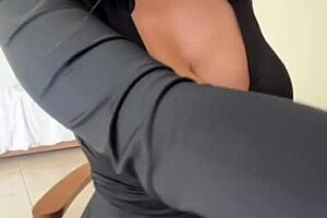 stepmom's milky big natural tits perfect for hot jerkoff load?