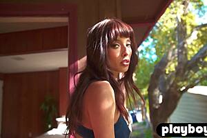 All Natural Latina Model Poses Romantically Strips Naked Sexy