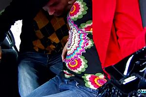 stranger picks up busty latina milf for car ride cowgirl on his monster cock till cumshot