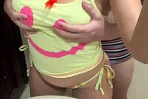 look at this latina milf's huge ass bounce as she takes monster cock doggystyle creampie!