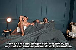 cuck hubby hears stepmom and stepson fucking silently in bed