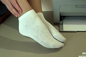 check out my cute feet in dirty socks outdoor fetish kissing lover compilation