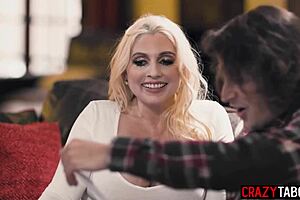 Christie Stevens rides stepson's big cock naughty and hard