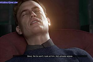 while hubby snoozes at cinema horny milf sneaks massive young cock for deepthroat creampie 3d hentai