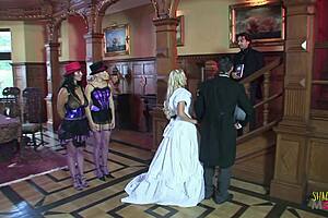 Holy water reveals milf bridesmaids as demons craving anal dp group sex.