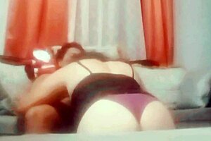 mature milf kneels sucking cock deep wet