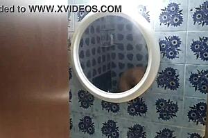 Sis, why you spreading fat ass in shower for hidden cam spy?