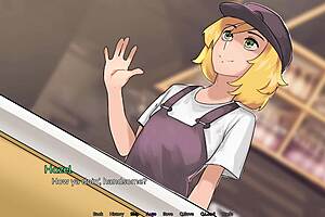 hazel sneaks a quick jerk into her hazelnut latte... caught red-handed!