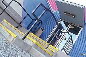 Britney Foster Tricks Skinny Teen Into Lesbian Licking At Modeling Gig