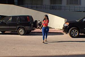 Big booty ebony miyamme spice rides big black cock anal deepthroat cowgirl florida style!