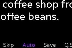 hazel sneaks a quick jerk into her hazelnut latte... caught red-handed!