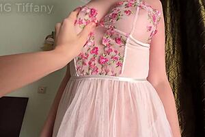 stepsister trying on clothes? i just had to fuck her tight pussy