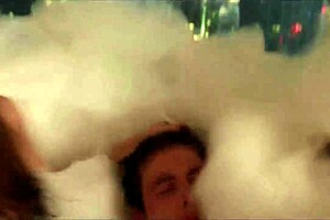 gi joey shocked as wife abby straps on huge