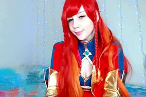 Selesia heats up cosplay camshow with toys and big ass vibes!