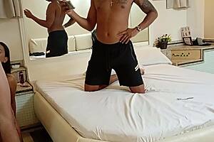 brazilian whore wife gaping wide on biggest porn cock red