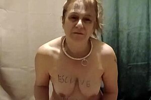 french maid slut bound flashed humiliated pissed on bdsm pov