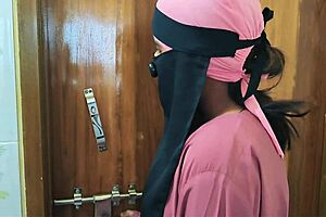 hot hijabi college stepsis and friend get fucked raw in my bedroom