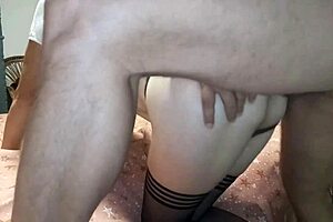 Big ass latina milf wife begs to stuff her hole with hot creampie cum!