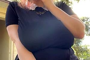 Alt Milf Smokes Big Tits Outback Fetish Tease