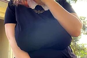 Alt Milf Smokes Big Tits Outback Fetish Tease