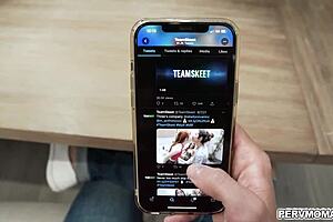 audrey madison blindfolded n fucked hard by stepson oliver in bathroom