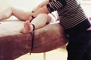 bound french slave milf fisted hard in bondage godage session 😩🔗👊