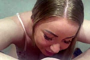 husband's out so i play with stepson's big dick in living room