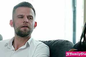 asian stepmom catches stepdad with stepdaughter in taboo group fun 🔥👨‍👩‍👧