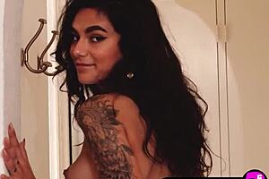 i love posing my bubble butt tattooed milf body in ripped lingerie outdoors