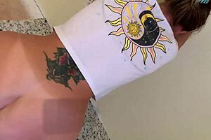 hardcore doggystyle fucking this tight big ass housewife slut wet pussy in bedroom trap house