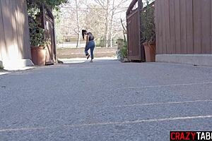 officer penny barber pounds dana vespoli's big tits asian pussy at work